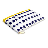 ASL Bag "ILY Stripes" Zippered Polyester ASL Accessory Bag: Blue