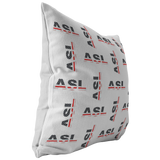 ASL Home Decor "Flag Letters" ASL Throw Pillow - Multiple Sizes
