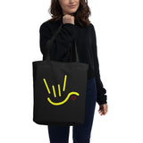 ASL Bag "ILY Heart" 16x14.5 Organic ASL Tote Bag