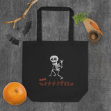 Holiday "ILY Skeleton" Halloween Organic ASL Tote Bag