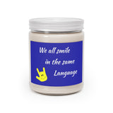 ASL Home Decor "Everyone Smiles" 9oz Scented ASL Candle