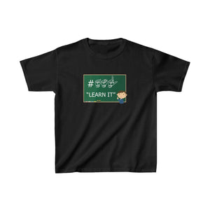 ASL Shirt "ASL Learn It" Youth Short Sleeve Sign Language T-Shirt