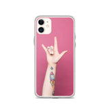 Sign Language Phone Case "ILY Pink" ASL iPhone Case
