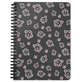 ASL Stationery "ILY Floral" 5 x 7 Spiral ASL Notebook