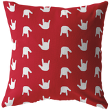 ASL Home Decor "ILY Wave" ASL Throw Pillow: Red - Multiple Sizes