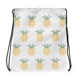 ASL Bag "ILY Pineapple" Polyester 15x17 ASL Drawstring Bag