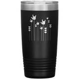 Sign Language Tumbler "ILY Sprout" Etched Steel ASL Tumbler 20oz
