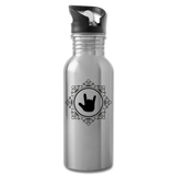 ASL Merchandise "ILY Elegant" Aluminum ASL Water Bottle 20oz - silver