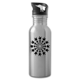 ASL Merchandise "ILY Burst" Aluminum ASL Water Bottle 20oz - silver