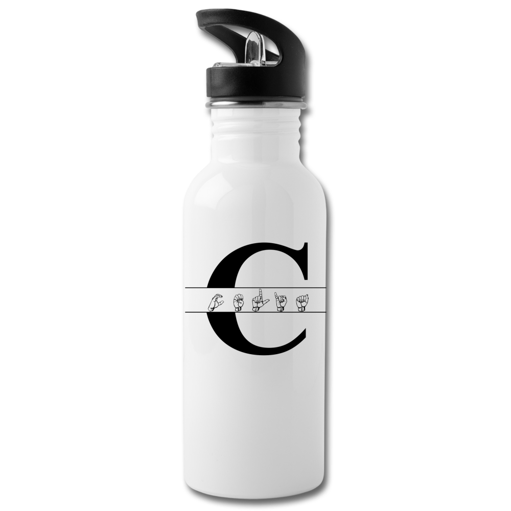 ASL Merchandise "Custom ASL" Stainless ASL Water Bottle 20oz ASL Station