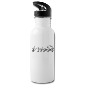 ASL Merchandise "Personalized" Stainless ASL Water Bottle 20oz