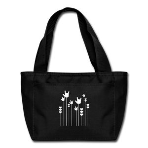 ASL Bag "ILY Sprout" Sign Language Tote Lunch Bag - black