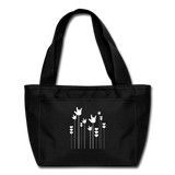ASL Bag "ILY Sprout" Sign Language Tote Lunch Bag - black