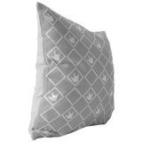 ASL Home Decor "ILY Squared" ASL Throw Pillow: Gray - Multiple Sizes