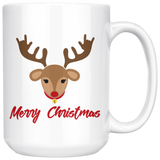 Holiday "ILY Rudolph" Ceramic ASL Christmas Mug