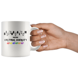 Sign Language Mug "Diversity" White Ceramic ASL Coffee Mug