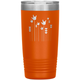 Sign Language Tumbler "ILY Sprout" Etched Steel ASL Tumbler 20oz